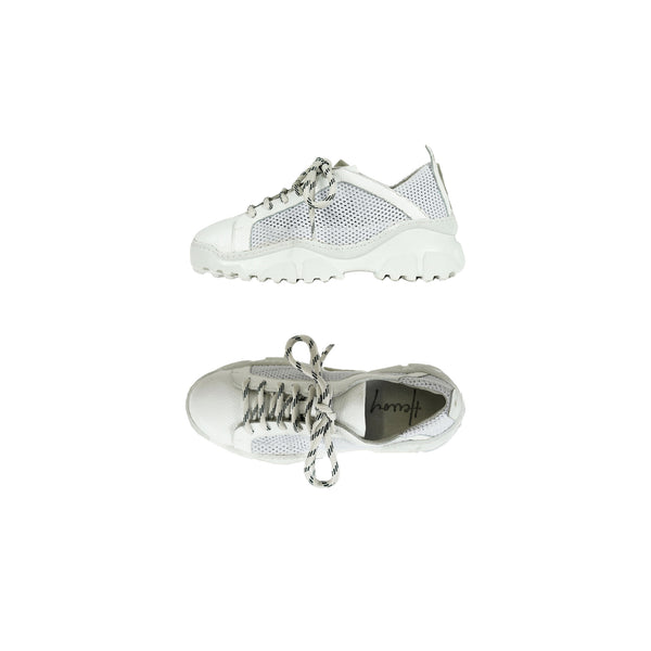 henry beguelin Sneaker Rete Stretch Chalk White