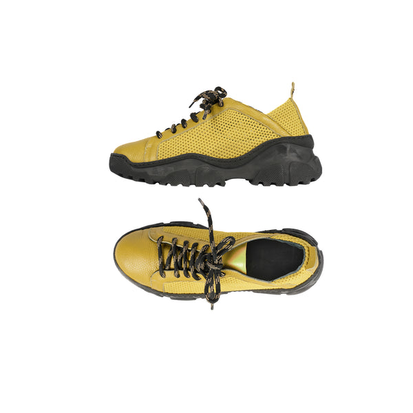 henry beguelin Sneaker Rete Stretch Curry