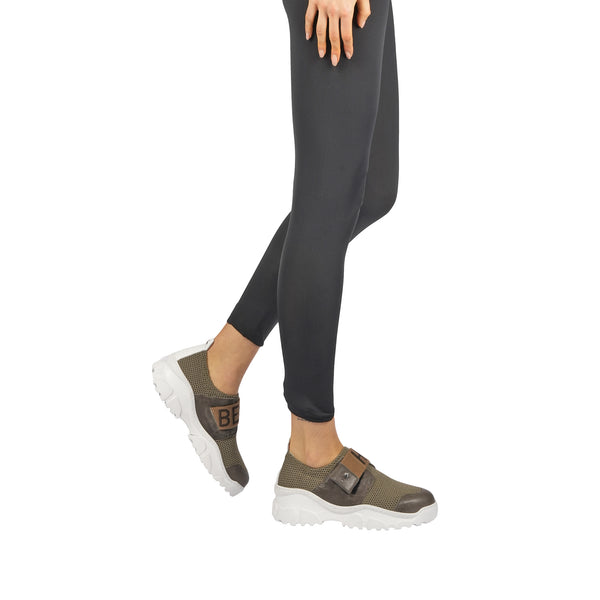 Henry Beguelin Sneaker Rete Stretch Olive