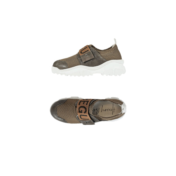 henry beguelin Sneaker Rete Stretch Olive