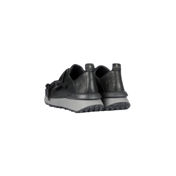 Henry Beguelin Sneaker Ricamo Vegetal Wash Black