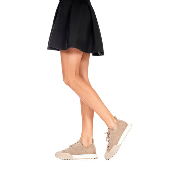 Henry Beguelin Sneaker Suede Beige