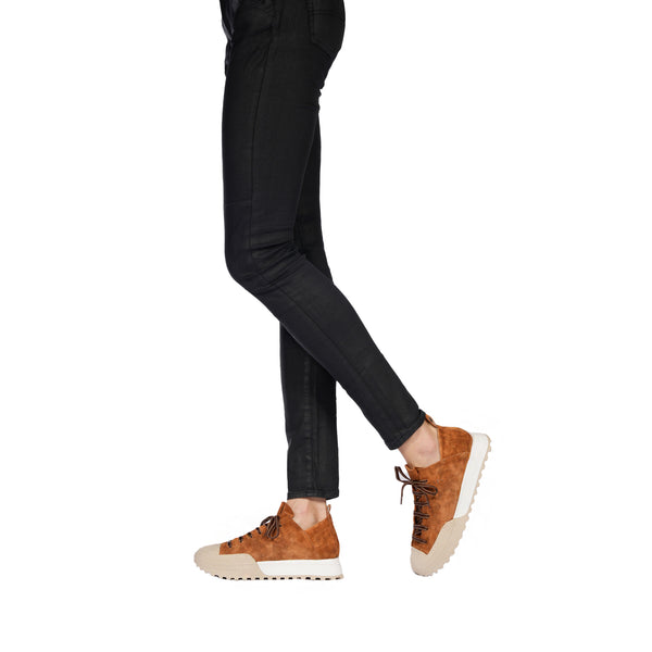 Henry Beguelin Sneaker Suede Caramel