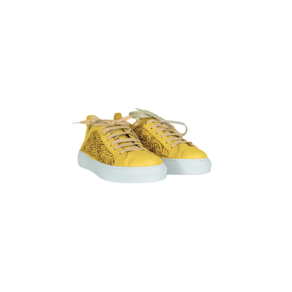 Henry Beguelin Sneaker Traforato Yellow
