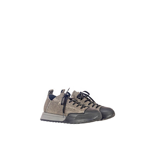 Henry Beguelin Sneaker Vegetal Lamè Lead