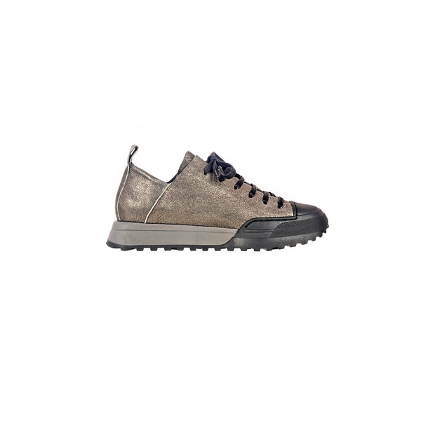 Henry Beguelin Sneaker Vegetal Lamè Lead