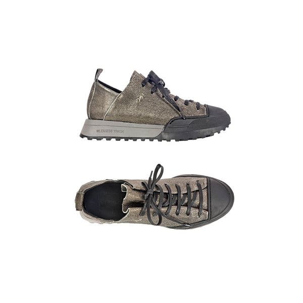 henry beguelin Sneaker Vegetal Lamè Lead