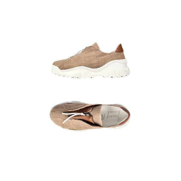 henry beguelin Sneaker Zip Solero Beige