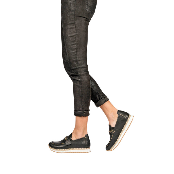 Henry Beguelin Sport Moccasin Old Iron Black