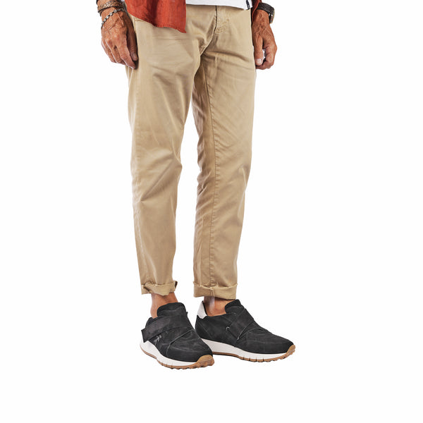 Henry Beguelin Suede Leather Man Sneaker Black