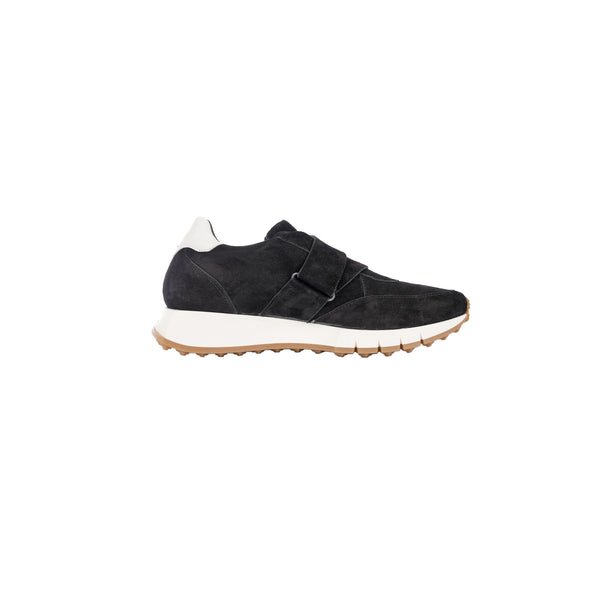 Henry Beguelin Suede Leather Man Sneaker Black