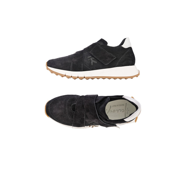 henry beguelin Suede Leather Man Sneaker Black