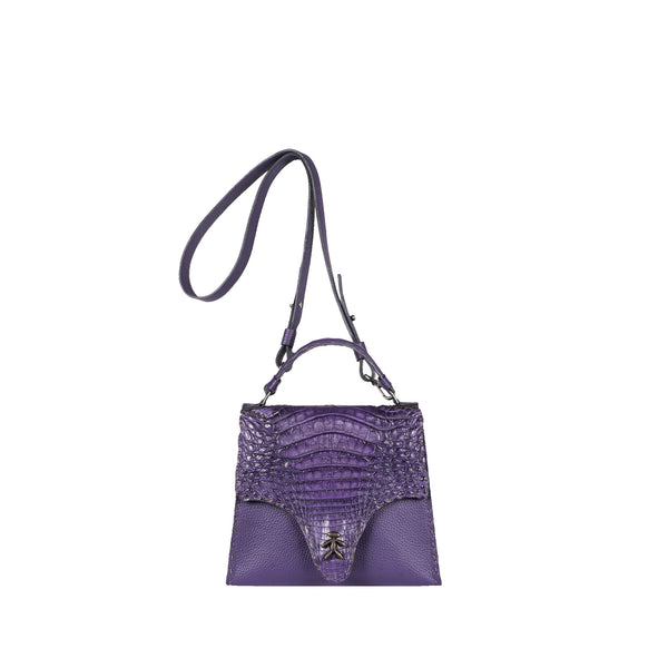 henry beguelin Tiffany XS Cervo / Crocodile Purple