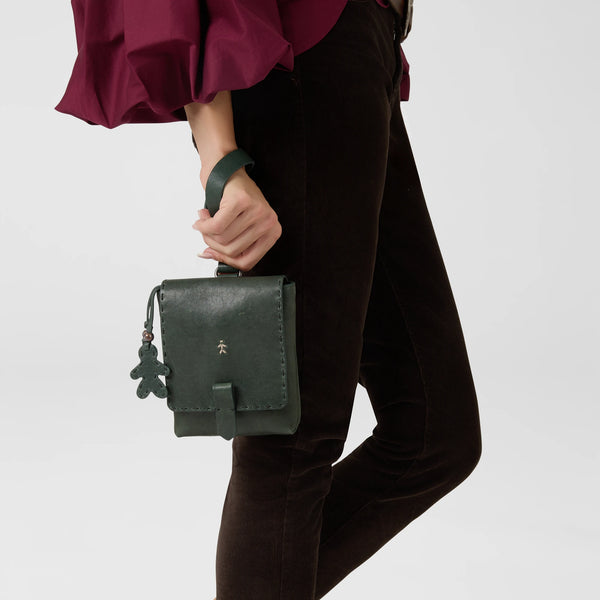 Henry Beguelin Toast Small Bag Old Iron Dark Green