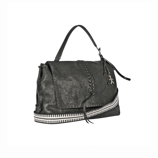 Henry Beguelin Valery Ricamo L Vegetal Wash Black