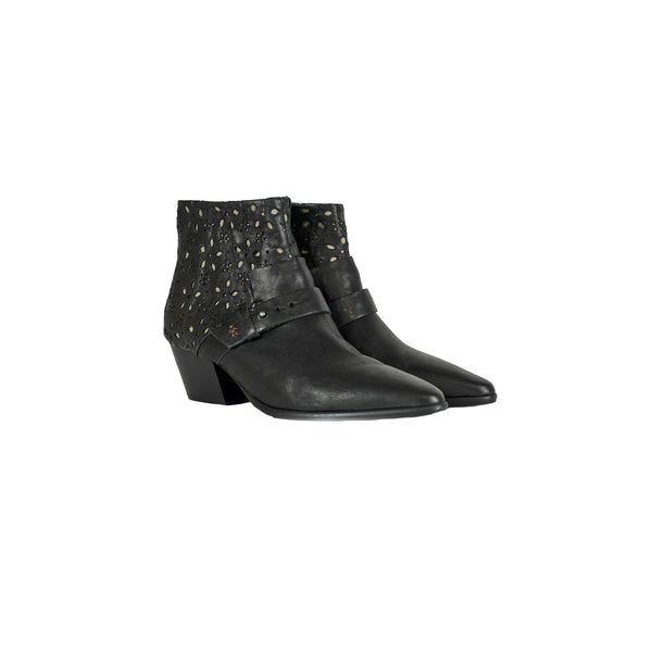 henry beguelin Western Bootie Baku Black