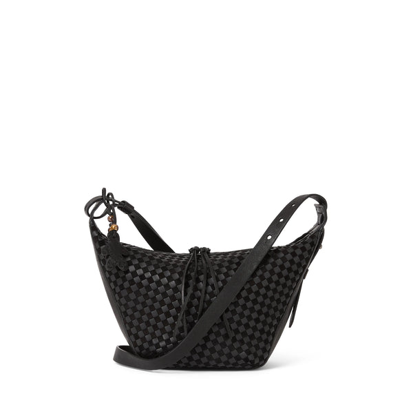 henry beguelin Ilenia S Bag Intreccio Scacchiera Black