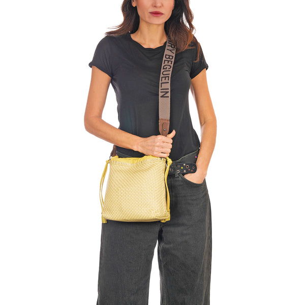 Henry Beguelin Ilizia S HB Intreccio Soft Yellow Cream