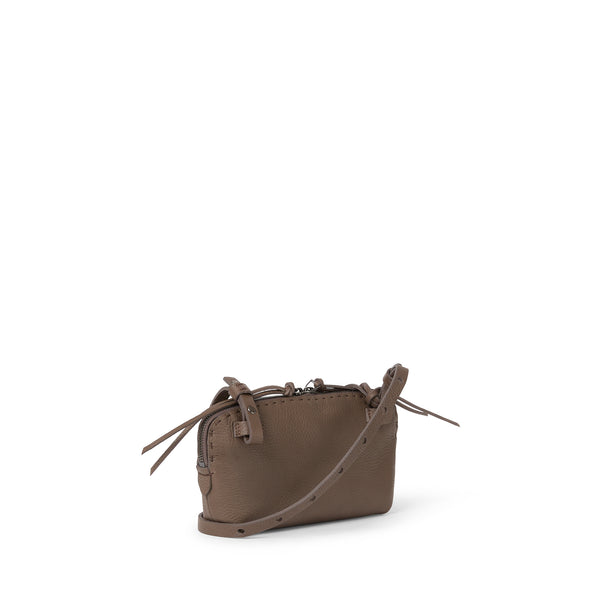 henry Beguelin Imbutino Crossbody Bag Muflone Brown