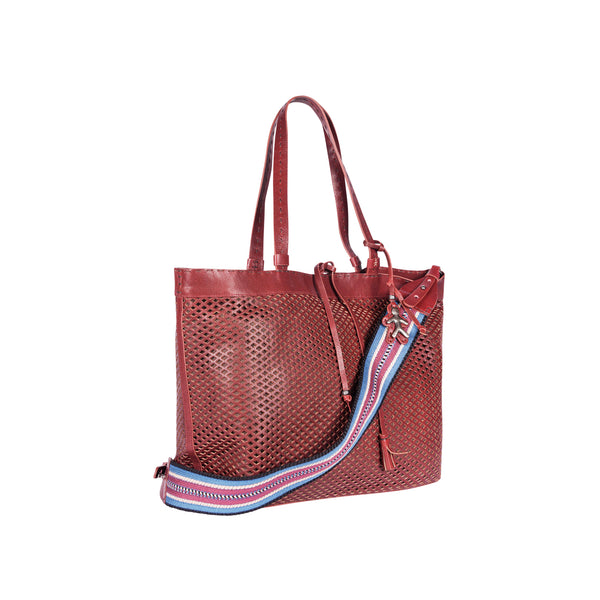 Henry Beguelin Irina Quadri Messico Laserato Burgundy