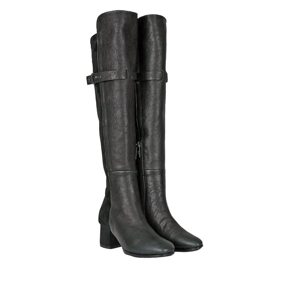 henry beguelin Knee Boot Vegetal Wash/Stretch Black