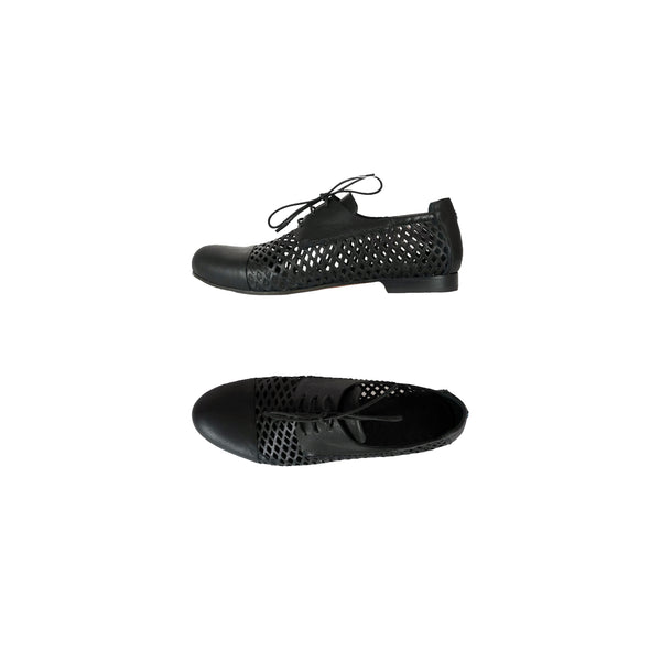 henry beguelin Lace-Up Shoes Messico Laserato Black