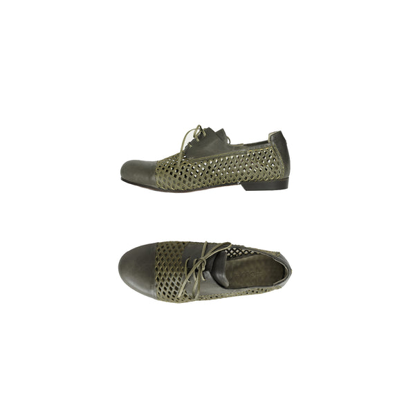 henry beguelin Lace-Up Shoes Messico Laserato Green