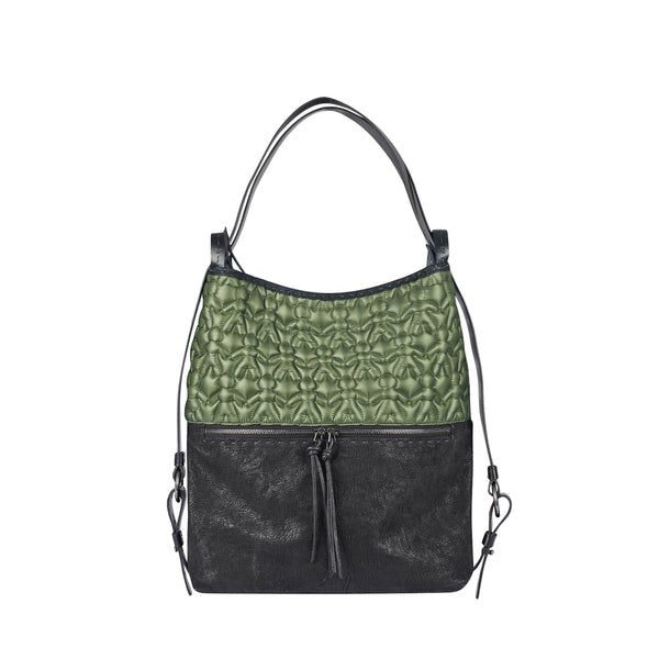 henry beguelin Lara Backpack L Omino Nylon Forest Green