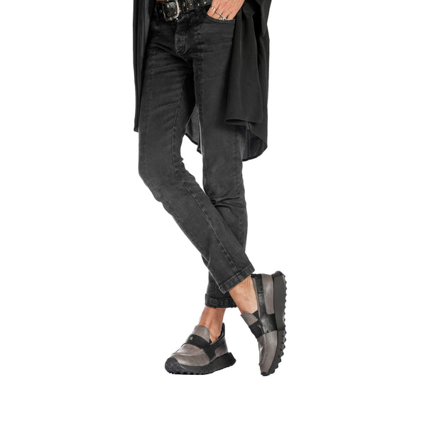 Henry Beguelin Loafer Sport Old Iron Monet Lead Grey