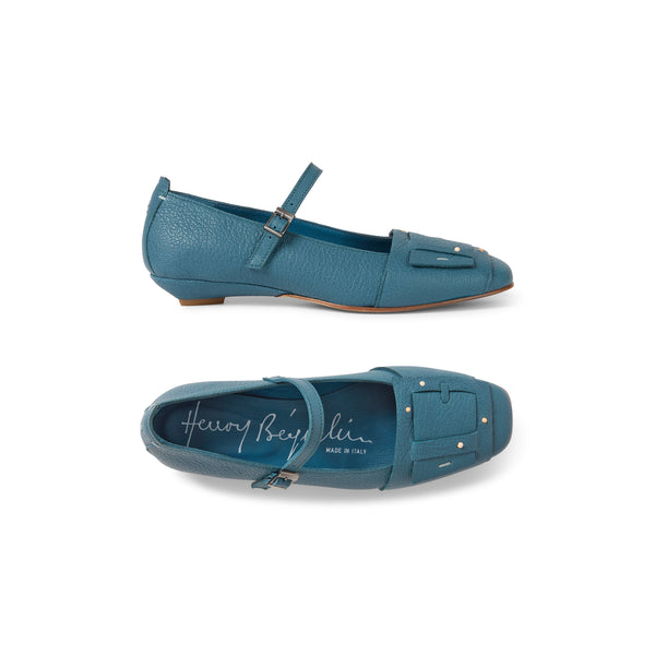 henry beguelin Low Heel Ballet Pumps Martellato Army