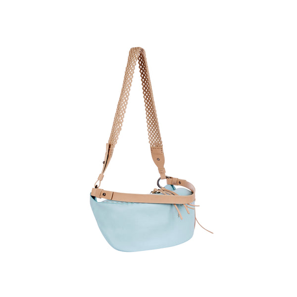 Henry Beguelin Luna Crossbody Belt Bag S Mousse Light Blue