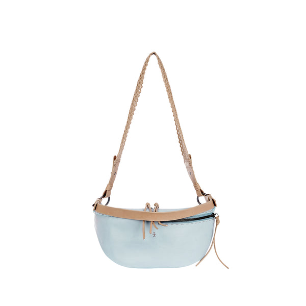 henry beguelin Luna Crossbody Belt Bag S Mousse Light Blue