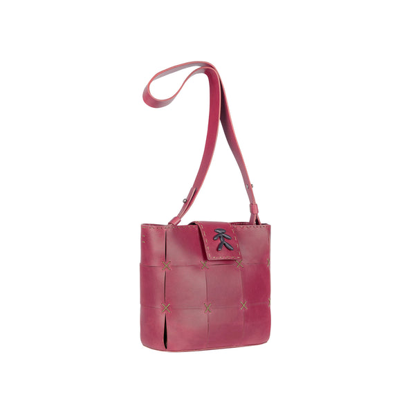 Henry Beguelin Melania Mosaico M Cuoio Invecchiato Pink Wine