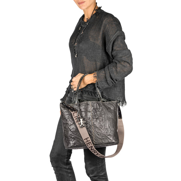 Henry Beguelin Melodie Coulisse L HB Stropicciato Black