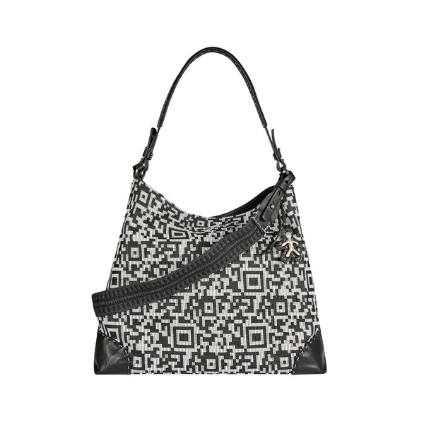 henry beguelin Minerva L Fabric Tessuto Geometrico White / Black