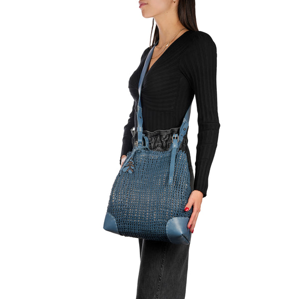 Henry Beguelin New Daria L Intreccio Rete Blue Jeans