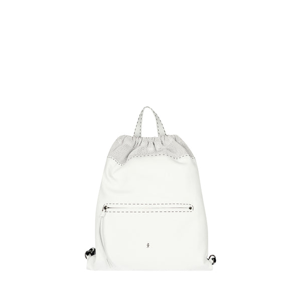 henry beguelin New Sacchetto Backpack L Cervo White