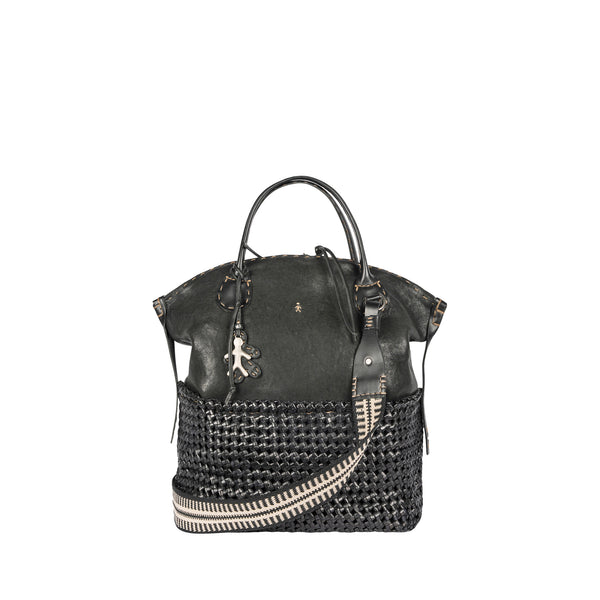 henry beguelin New Virginia M Greca Intreccio Crochet Black