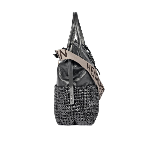 Henry Beguelin New Virginia M HB Intreccio Crochet Chalk White