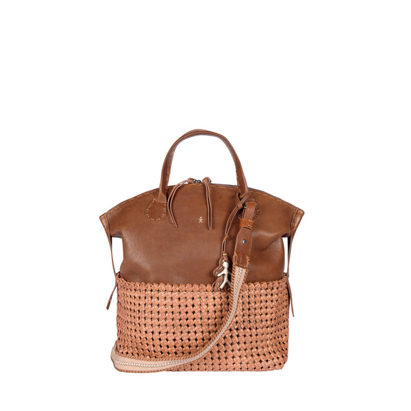 henry beguelin New Virginia M Intreccio Crochet Pinkish Tan