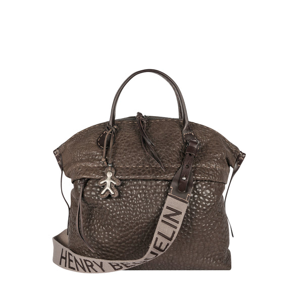 henry beguelin New Virginia Shopping L Granellato Dark Brown