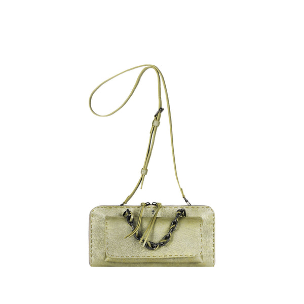 henry beguelin Ocean Baguette Jewelry Graffiato Sage Green