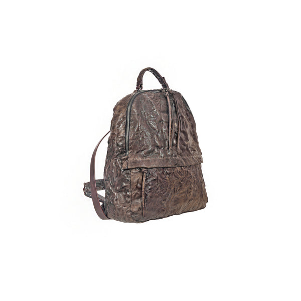 Henry Beguelin Old School L Stropicciato Dark Brown