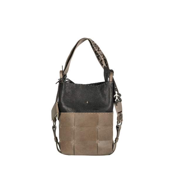 henry beguelin Olimpia Backpack Mosaico M Vegetal Wash Black Anthracite