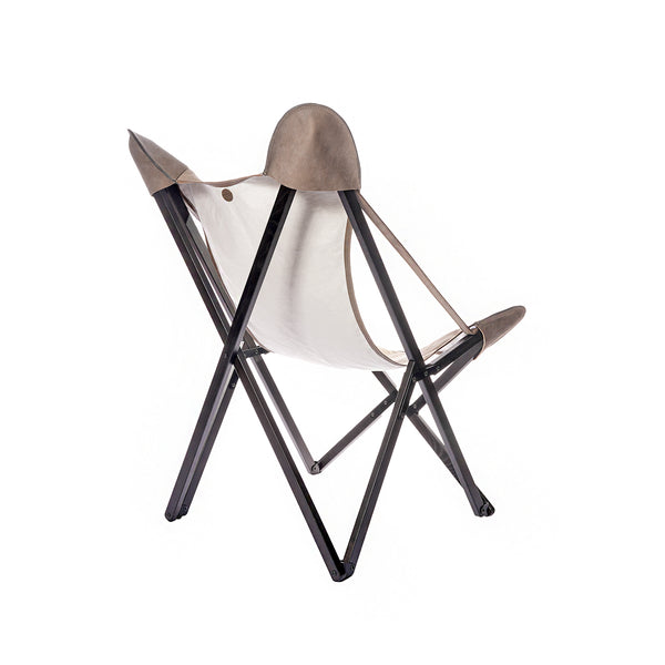 Henry Beguelin Poltrona Milady Lino Natural Foster Grey