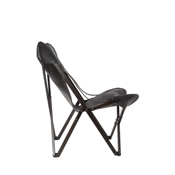 Henry Beguelin Poltrona Milady Printed Crocodile Black