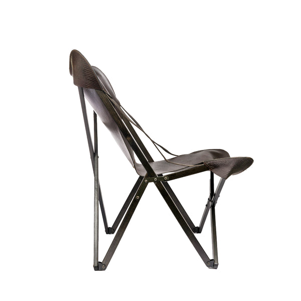 Henry Beguelin Poltrona Milady Printed Crocodile Brown