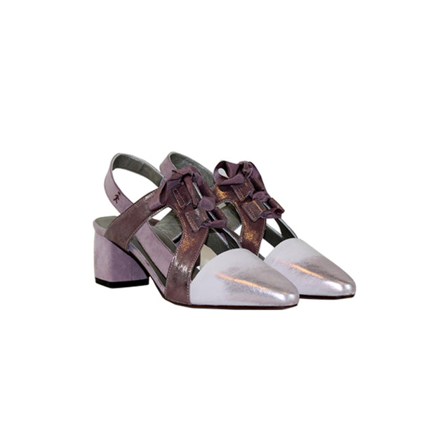 Henry Beguelin Sandal Slingback Lacci Metal Sport Orchid