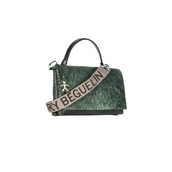Henry Beguelin Saretta M HB Vegetal Wash Stropicciato Dark Green