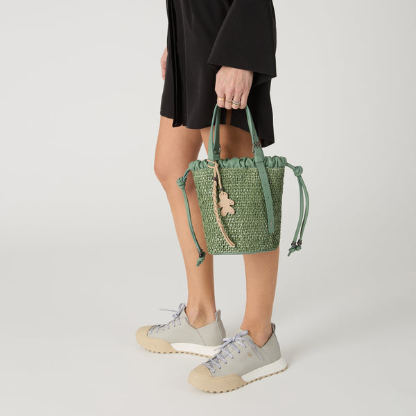 Henry Beguelin Secchiello Arricciato Intreccio Madreperla Agave Green